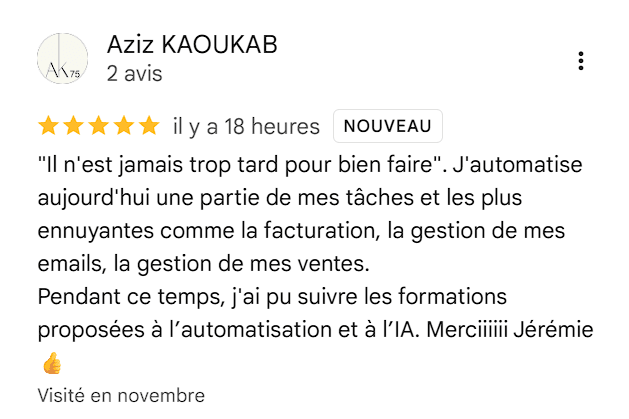 Avis client Aziz
