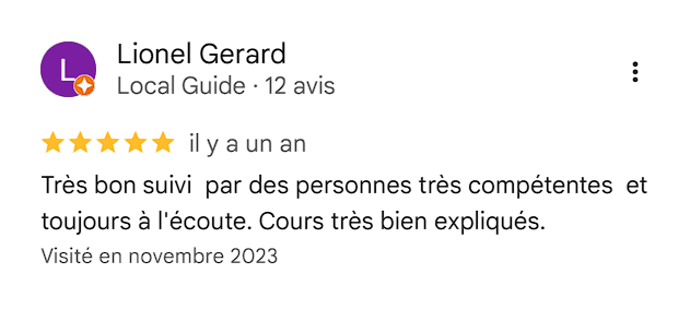 Avis de Lionel Gerard