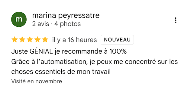 Avis de Marina Peyressatre