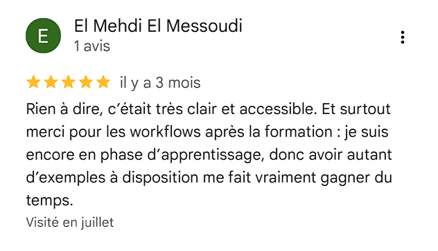 Avis de El Mehdi El Messoudi